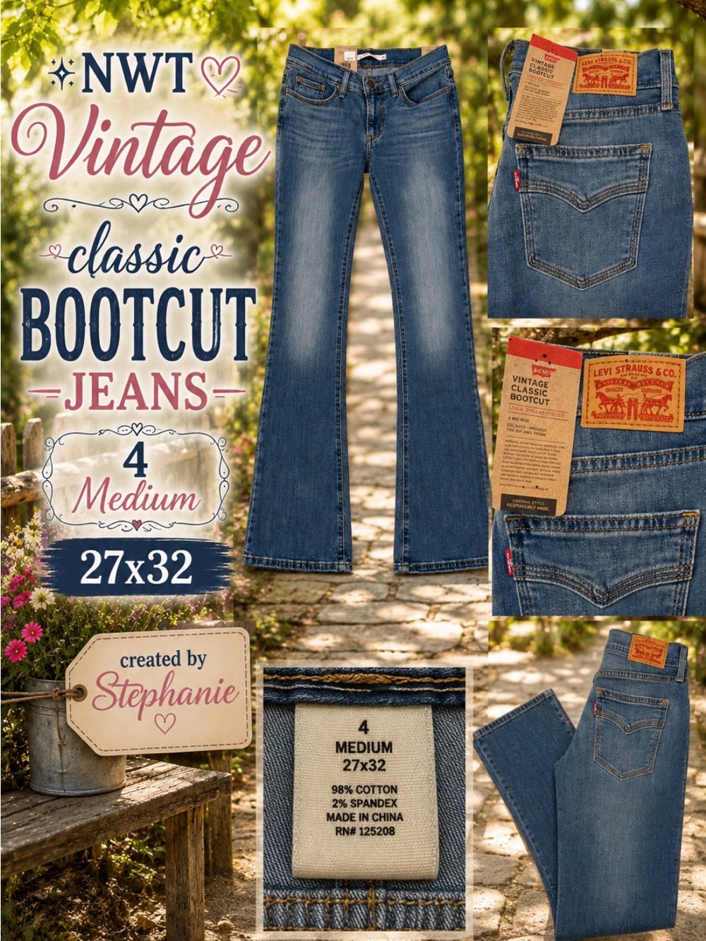 Levi's Medium Blue Bootcut Jeans